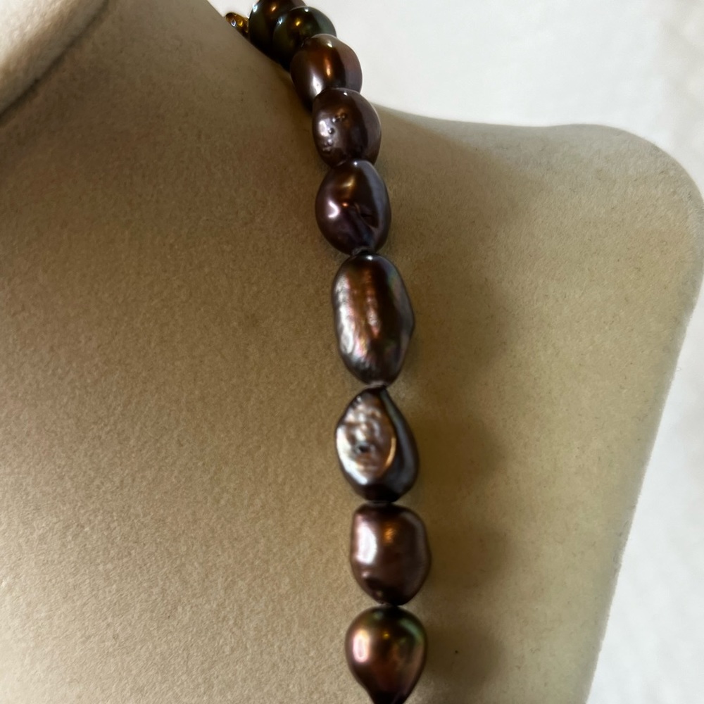 Handmade Vintage Mother of Pearls Necklace from the 1980s - Picture 3 of 5